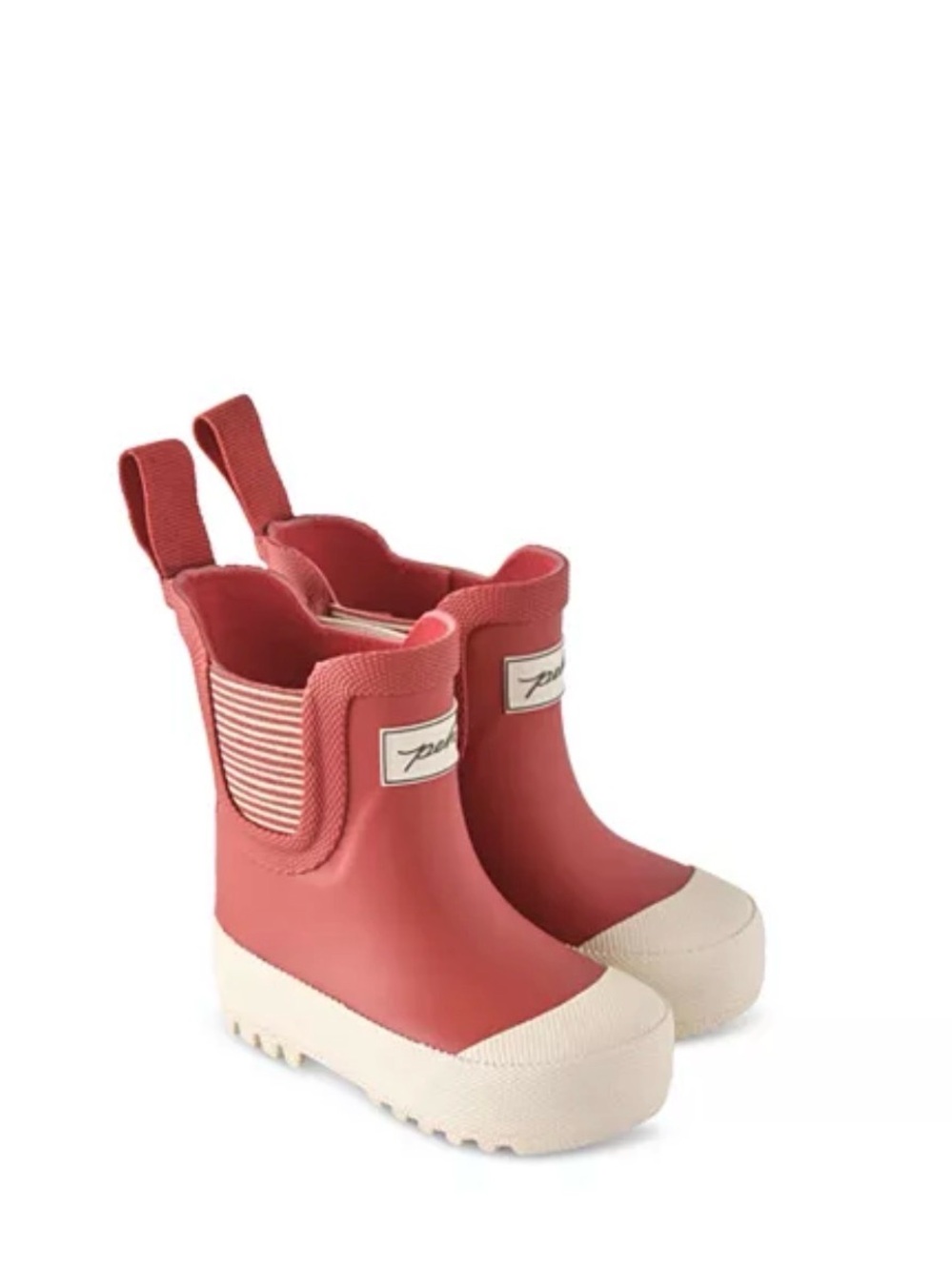 Pehr Unisex New Red Waterproof Pull-On Rain Boots